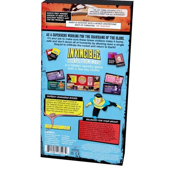 Robert Kirkman’s comic invincible escape from Mars board game Limited Edition - Picture 2 of 8